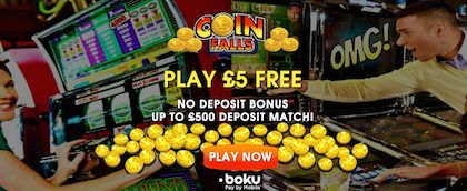 CoinFalls Mobile Casino no Deposit